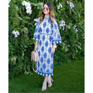 NWT Alice McCall Blue Memphis Tassel Midi Dress US 4 NWT